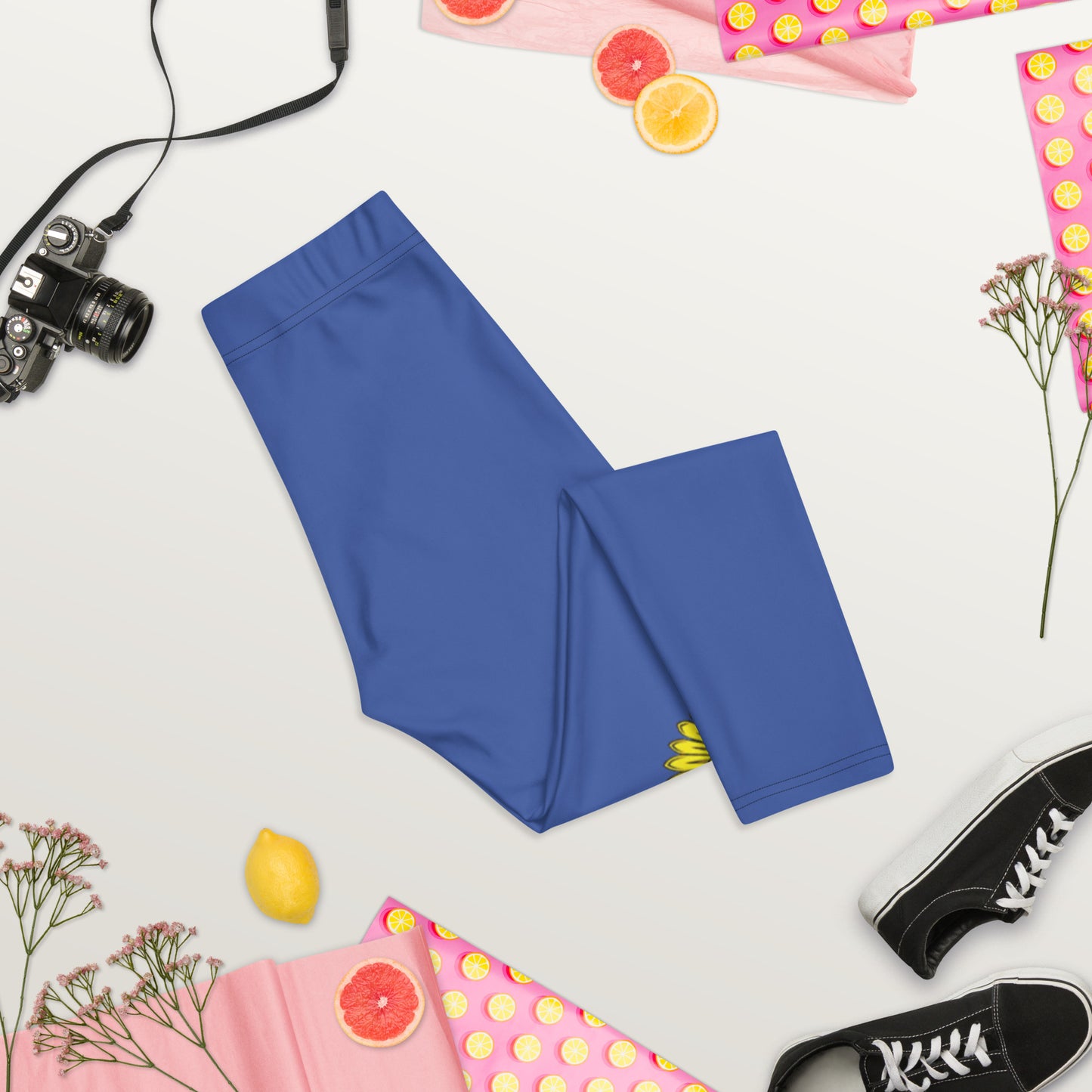 Capri-Leggings mit Russland-Wappen in marineblau