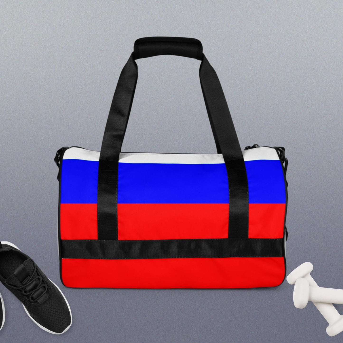 Sporttasche in Farben der Russischen Flagge