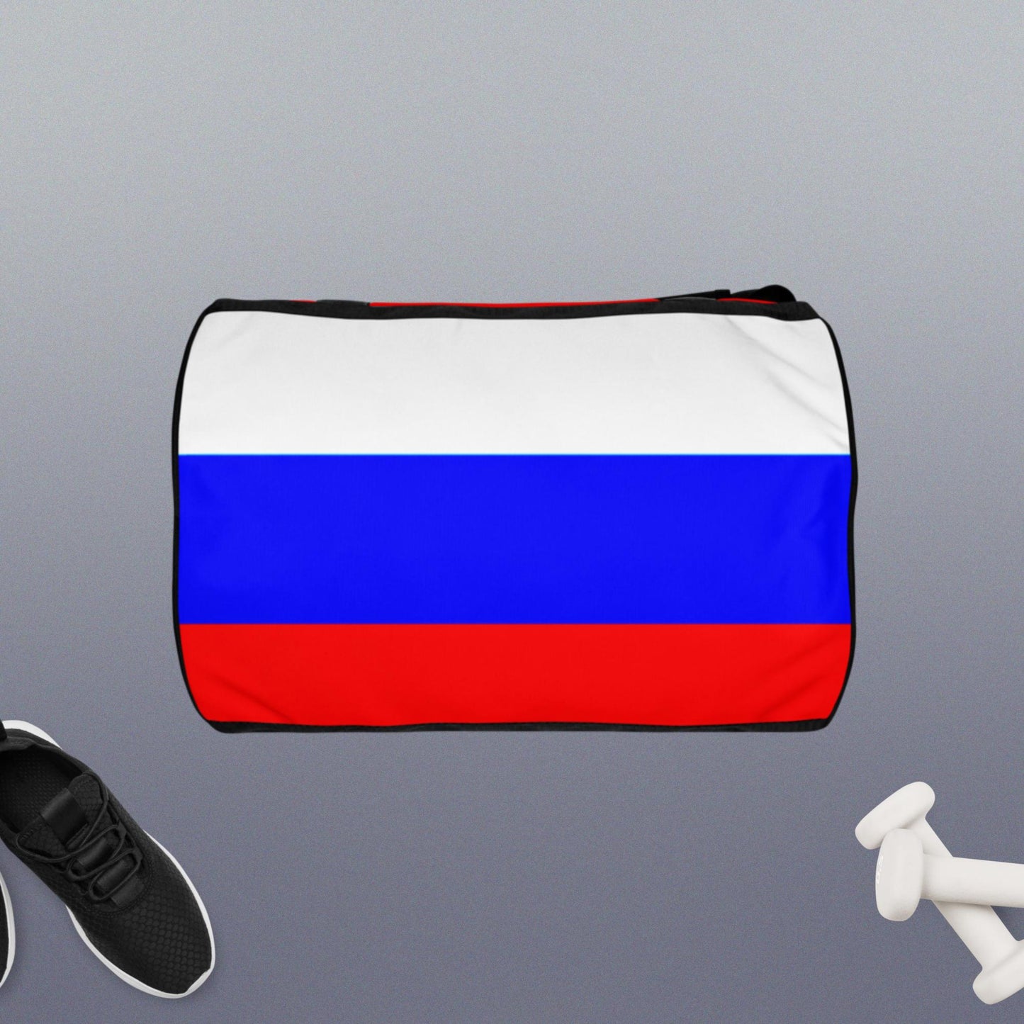 Sporttasche in Farben der Russischen Flagge
