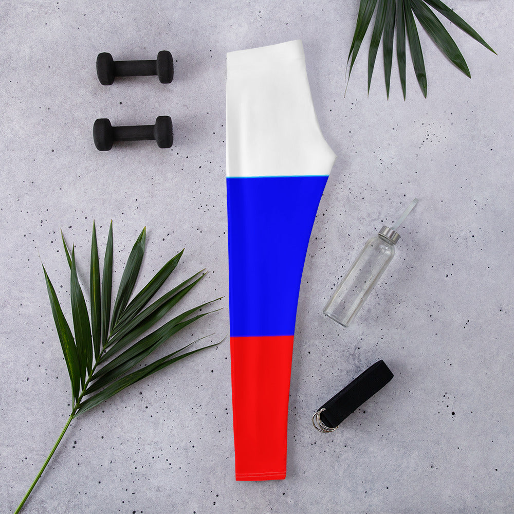 Leggings in Farben der Russischen Flagge