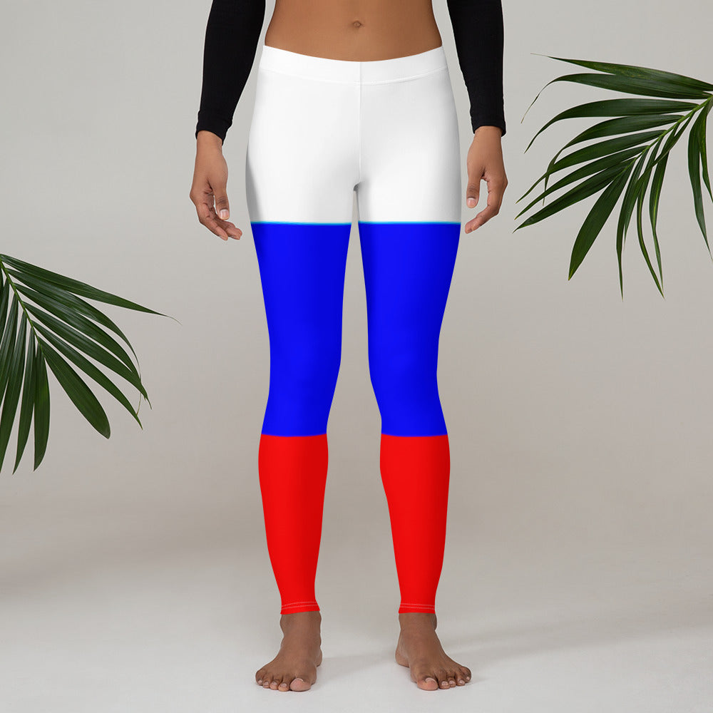 Leggings in Farben der Russischen Flagge