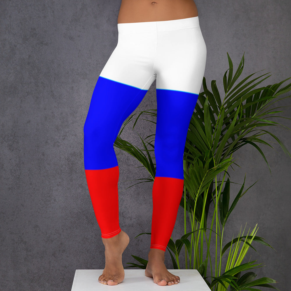 Leggings in Farben der Russischen Flagge