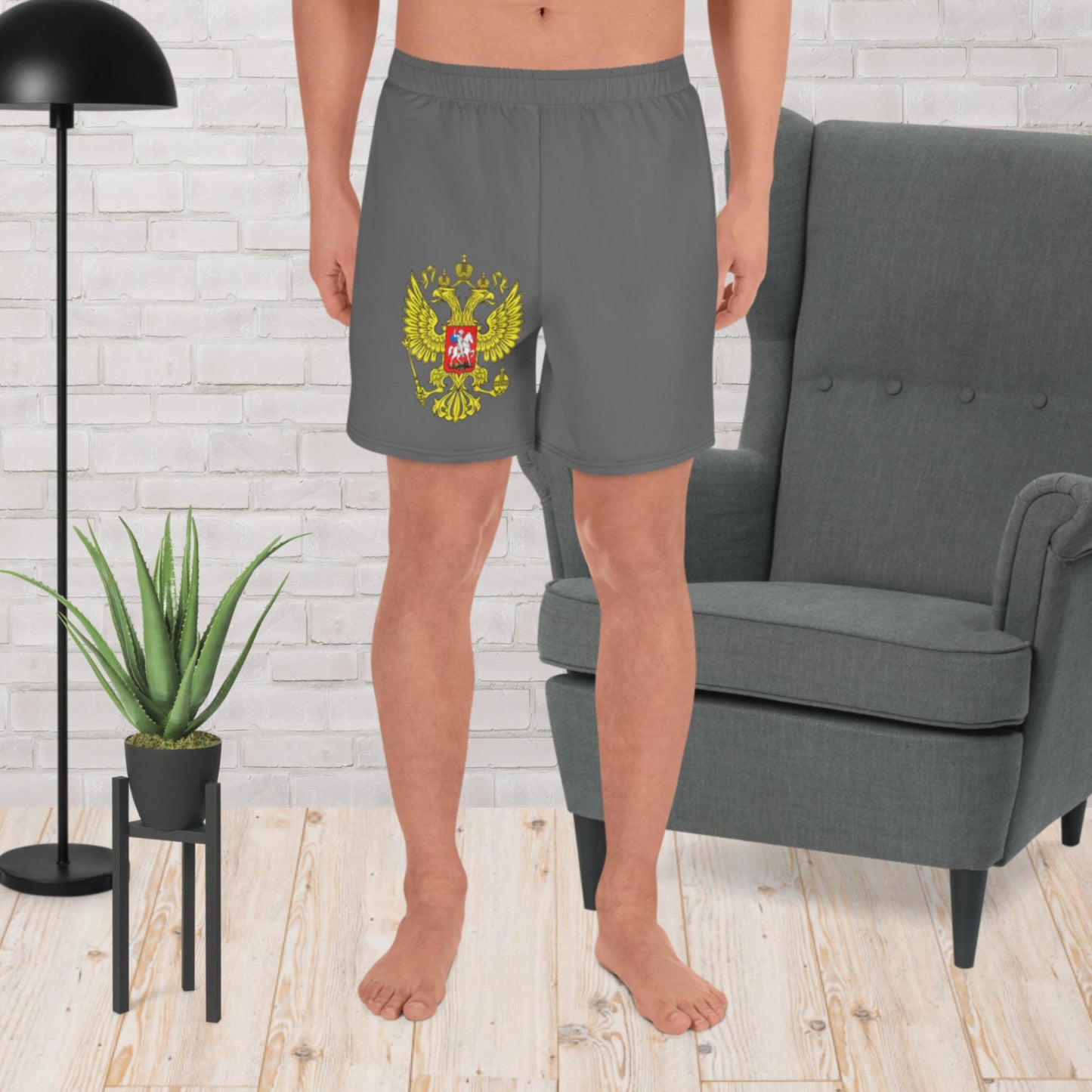 Kurze Sporthose Shorts für Herren in grau