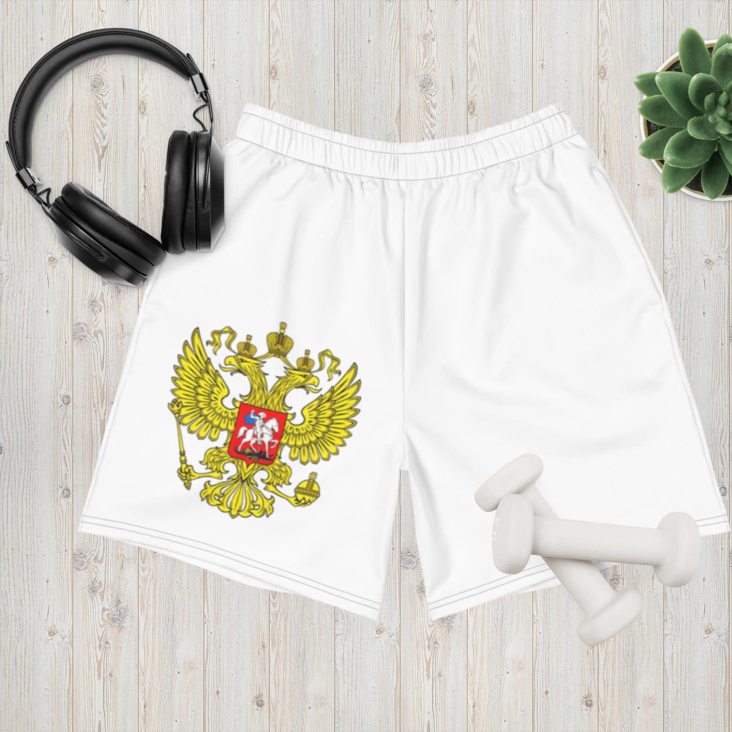 Kurze Sporthose Shorts für Herren weiß