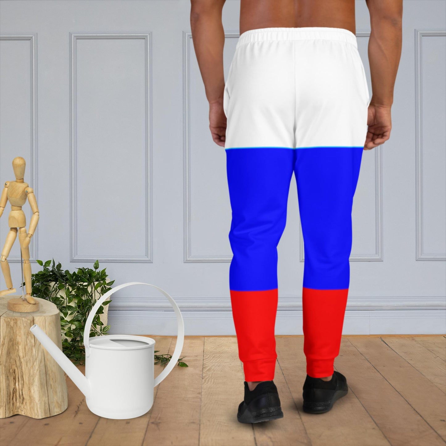 Herren-Jogginghose in Farben der Russischen Flagge