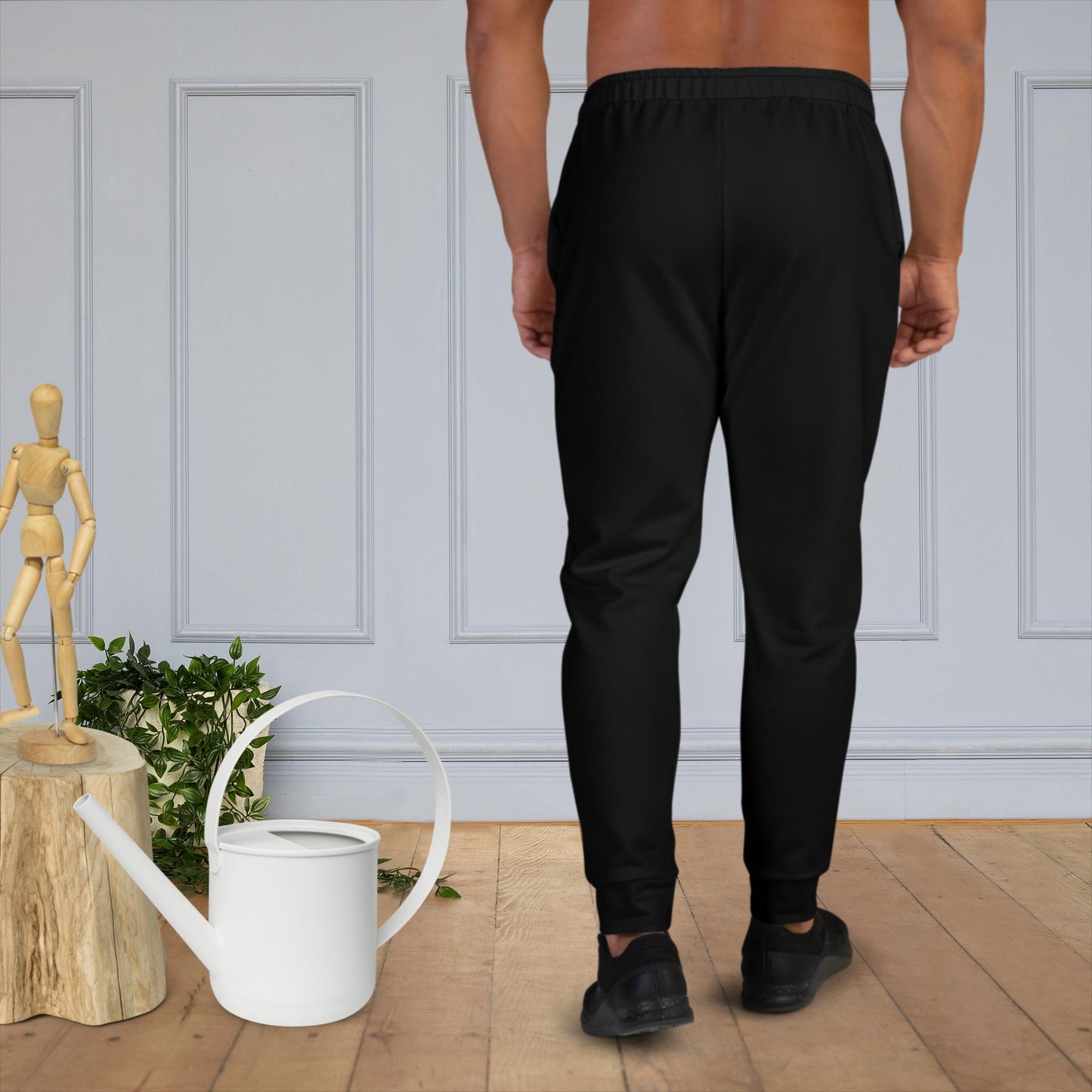 Herren-Jogginghose mit Russland-Wappen in schwarz