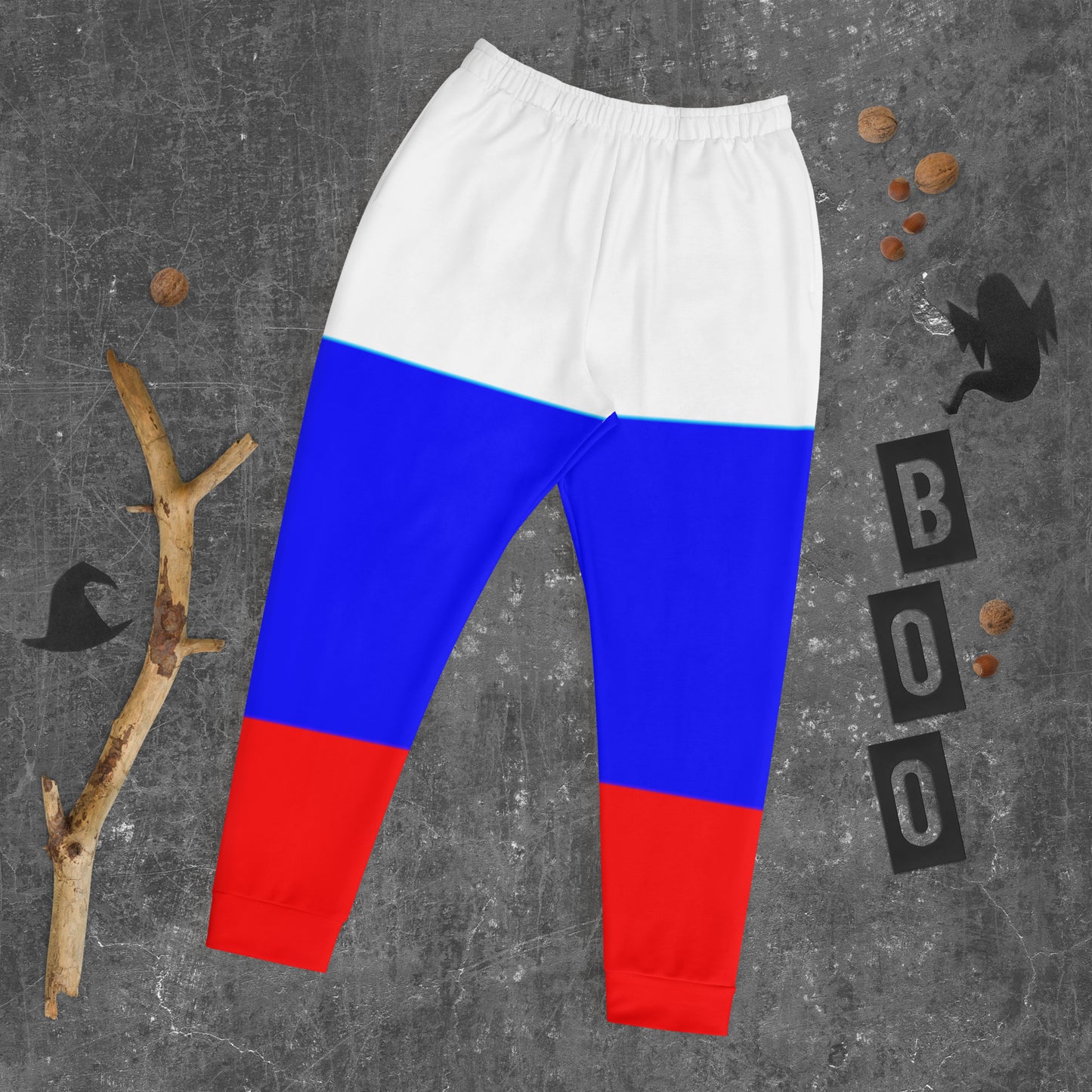 Herren-Jogginghose in Farben der Russischen Flagge