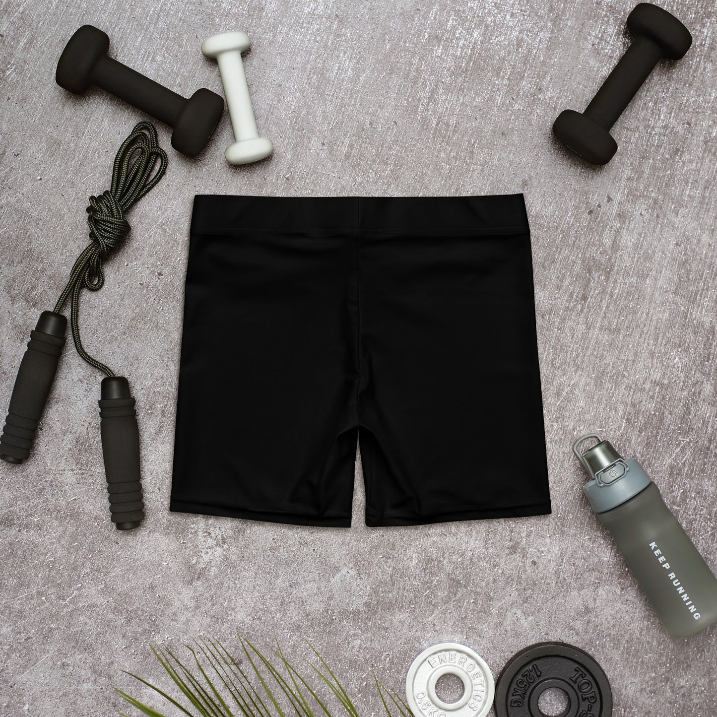 Kurze enge Sporthose Shorts für Damen in schwarz