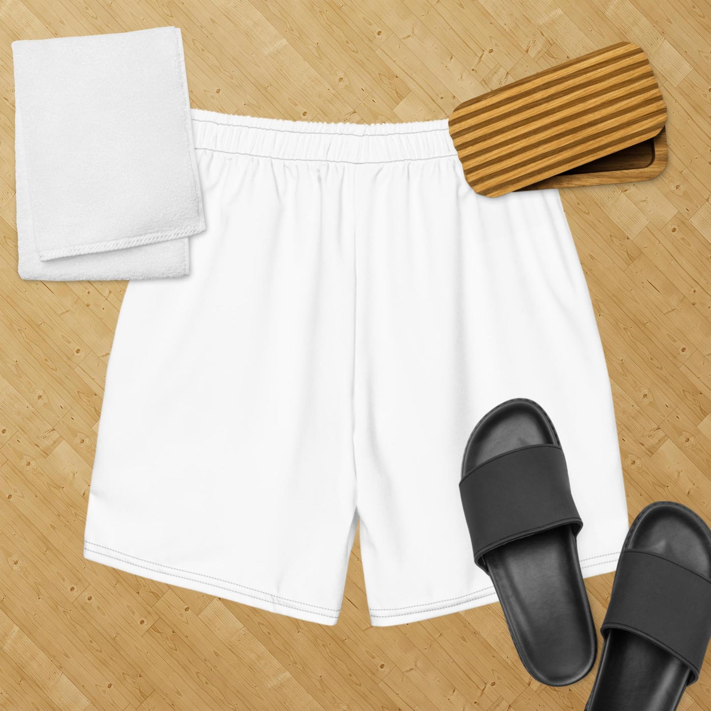 Herren-Badehose mit Russland-Wappen in weiß