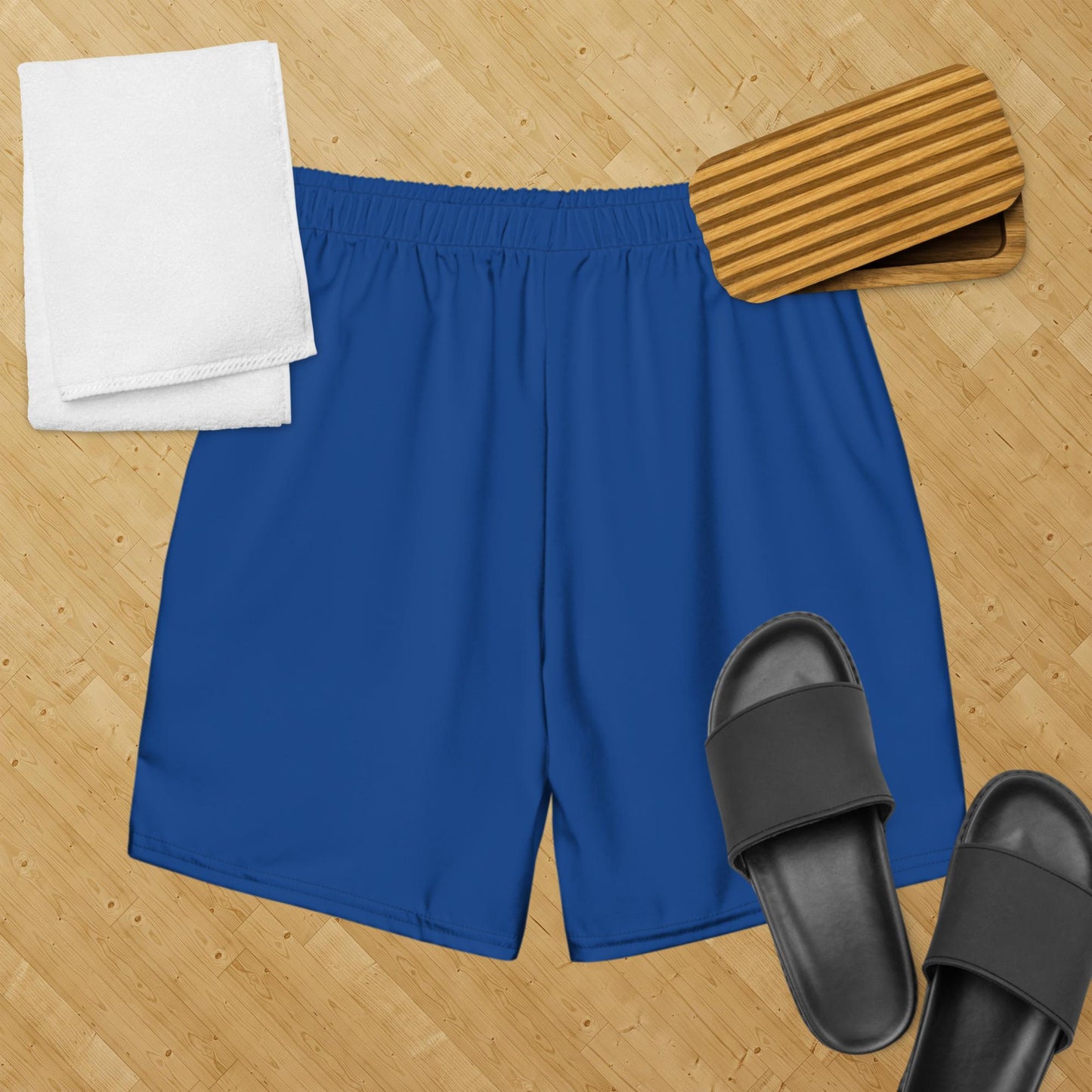 Herren-Badehose mit Russland-Wappen in dunkelblau