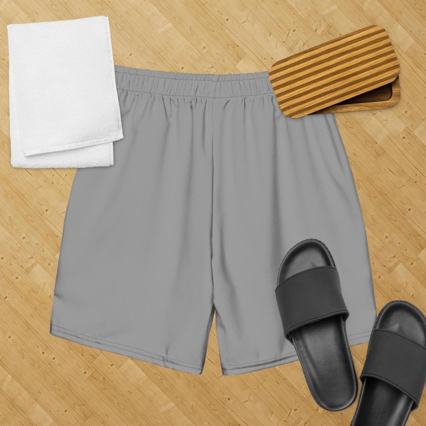 Herren-Badehose mit Russland-Wappen in nobelgrau