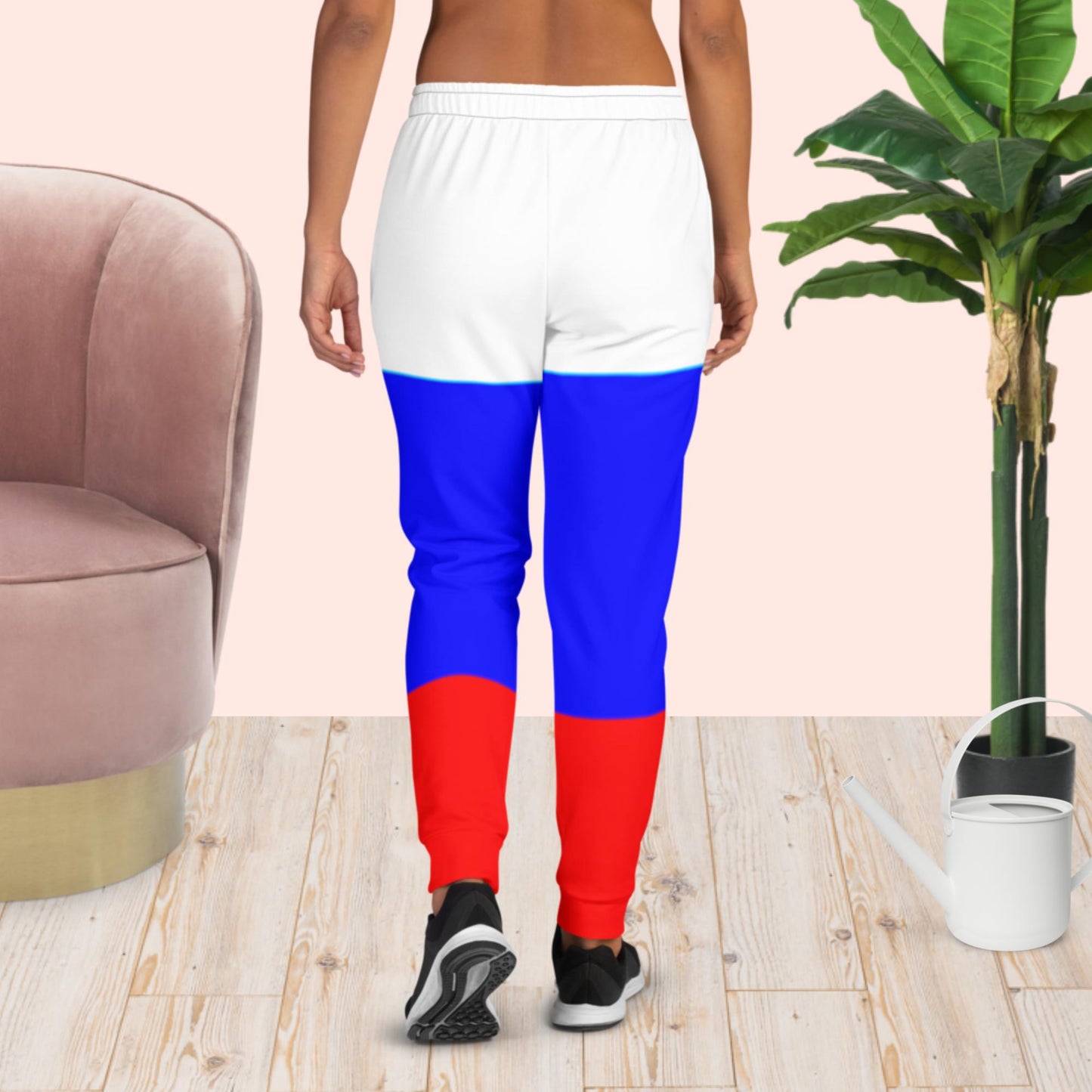Damen-Jogginghose in Farben der Russischen Flagge