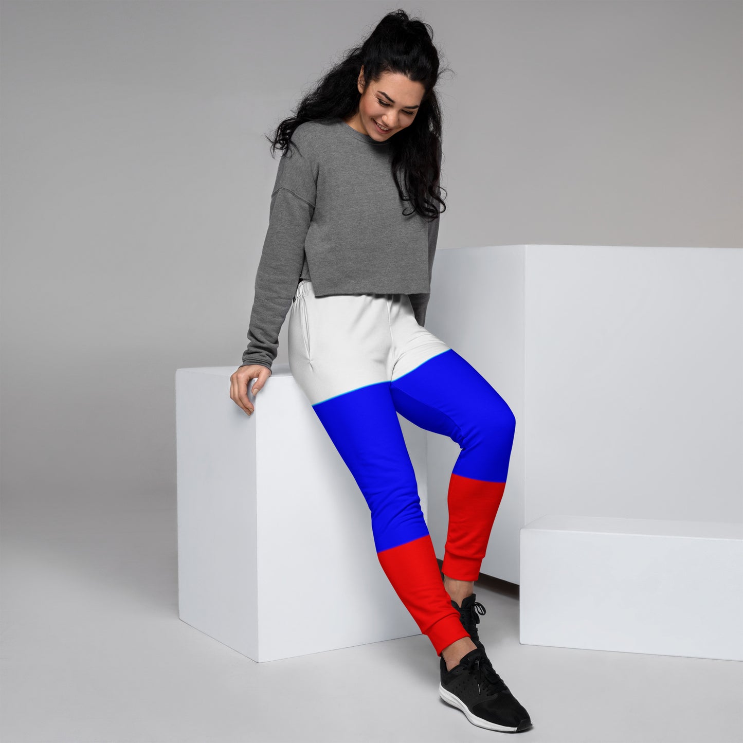 Damen-Jogginghose in Farben der Russischen Flagge