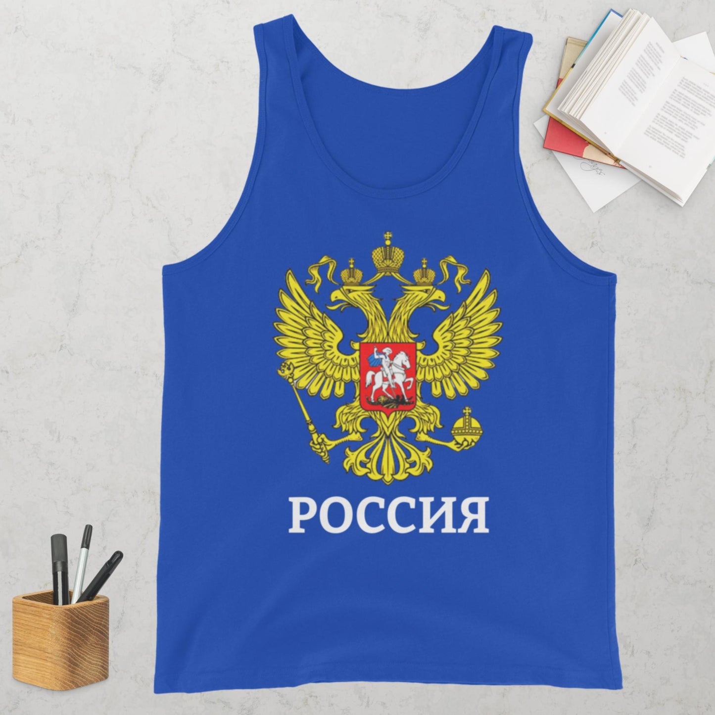 Russland Tank-Top für Herren in verschiedenen Farben