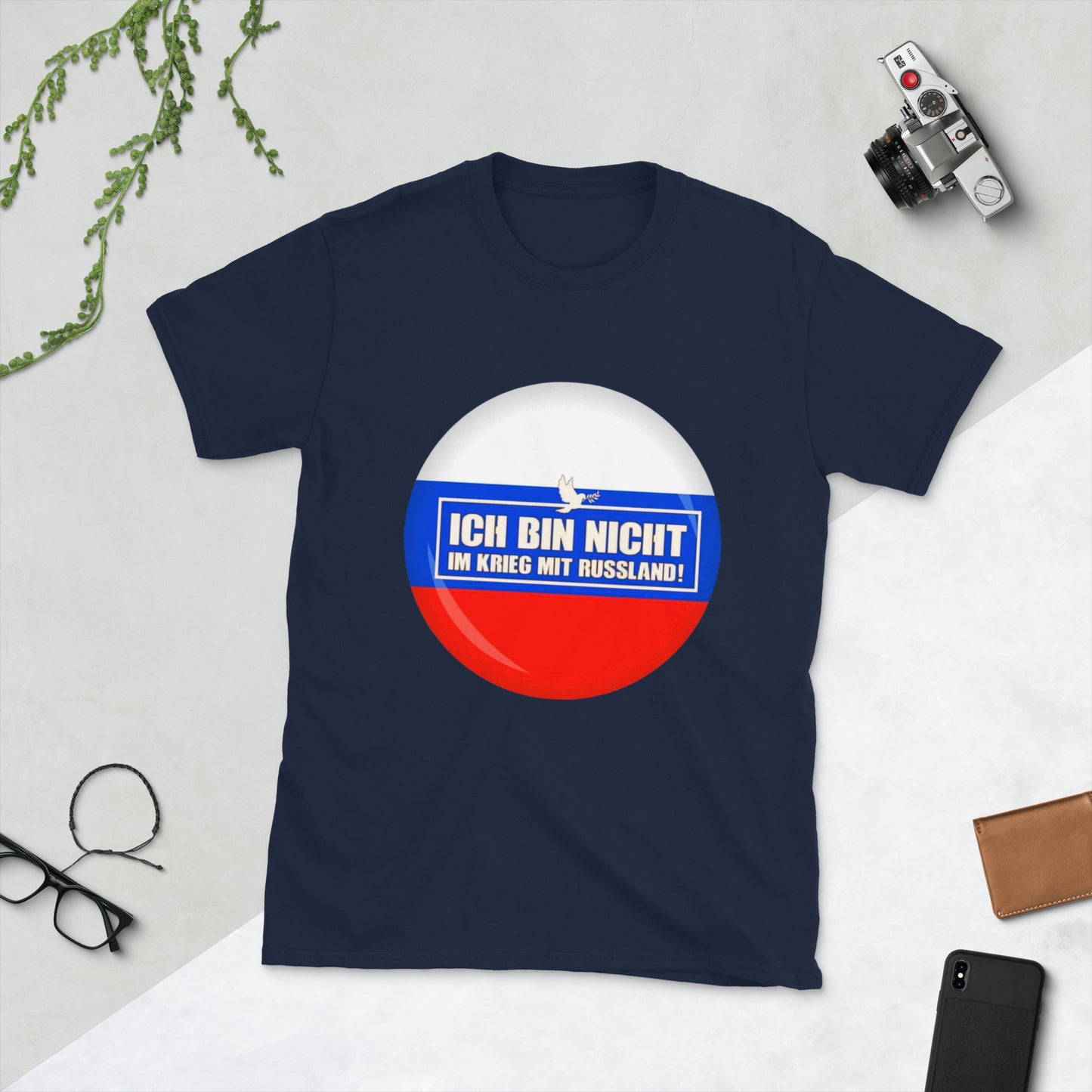 Kein Krieg mit Russland T-Shirt (Herren, Unisex)
