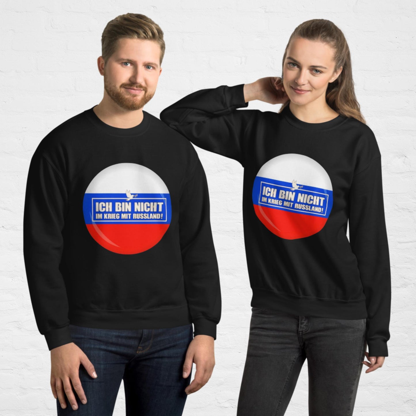 Kein Krieg mit Russland Pullover (Herren, Unisex)