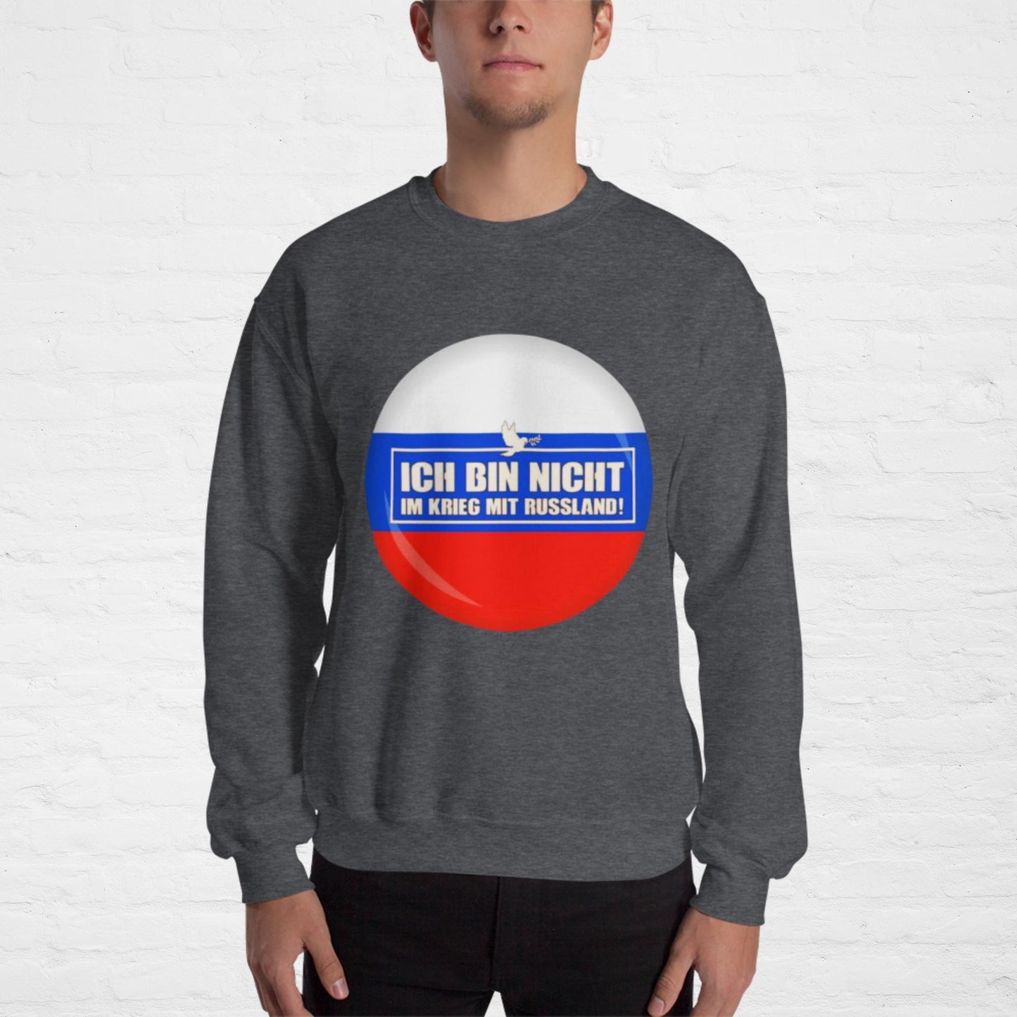 Kein Krieg mit Russland Pullover (Herren, Unisex)