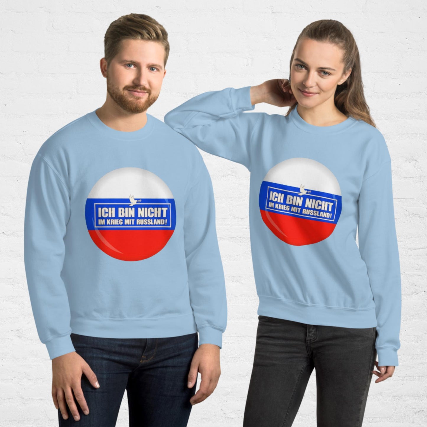Kein Krieg mit Russland Pullover (Herren, Unisex)