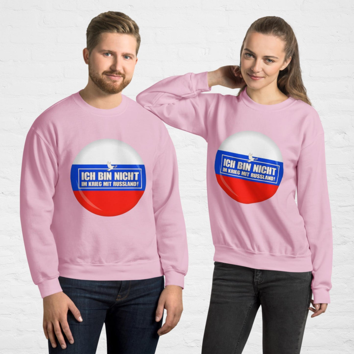 Kein Krieg mit Russland Pullover (Herren, Unisex)