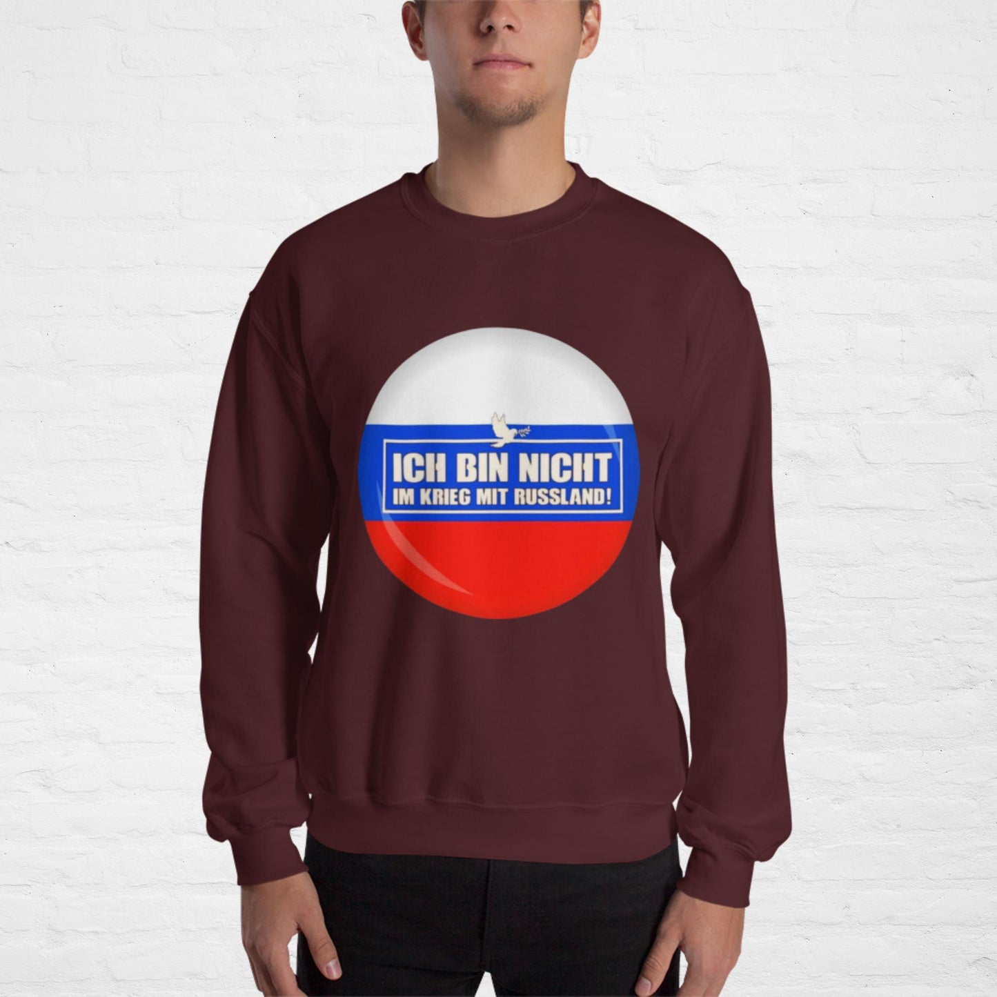 Kein Krieg mit Russland Pullover (Herren, Unisex)