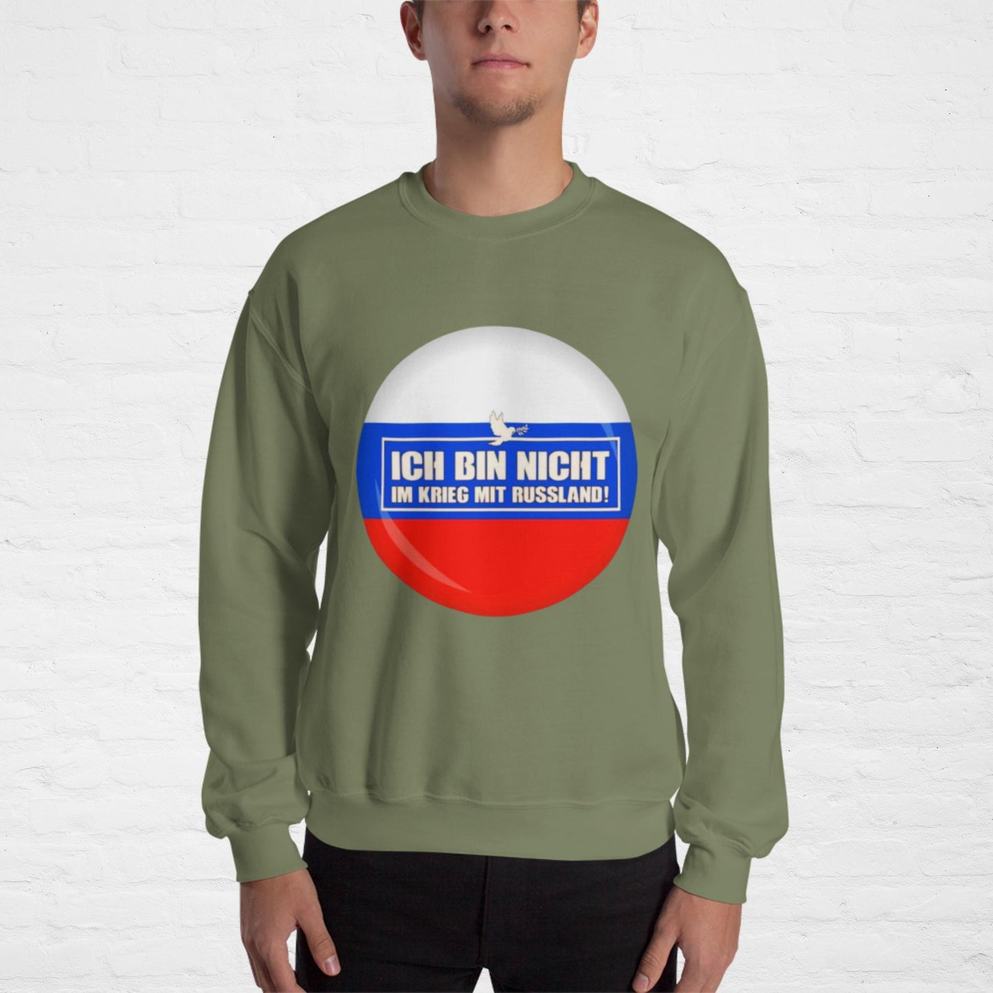 Kein Krieg mit Russland Pullover (Herren, Unisex)
