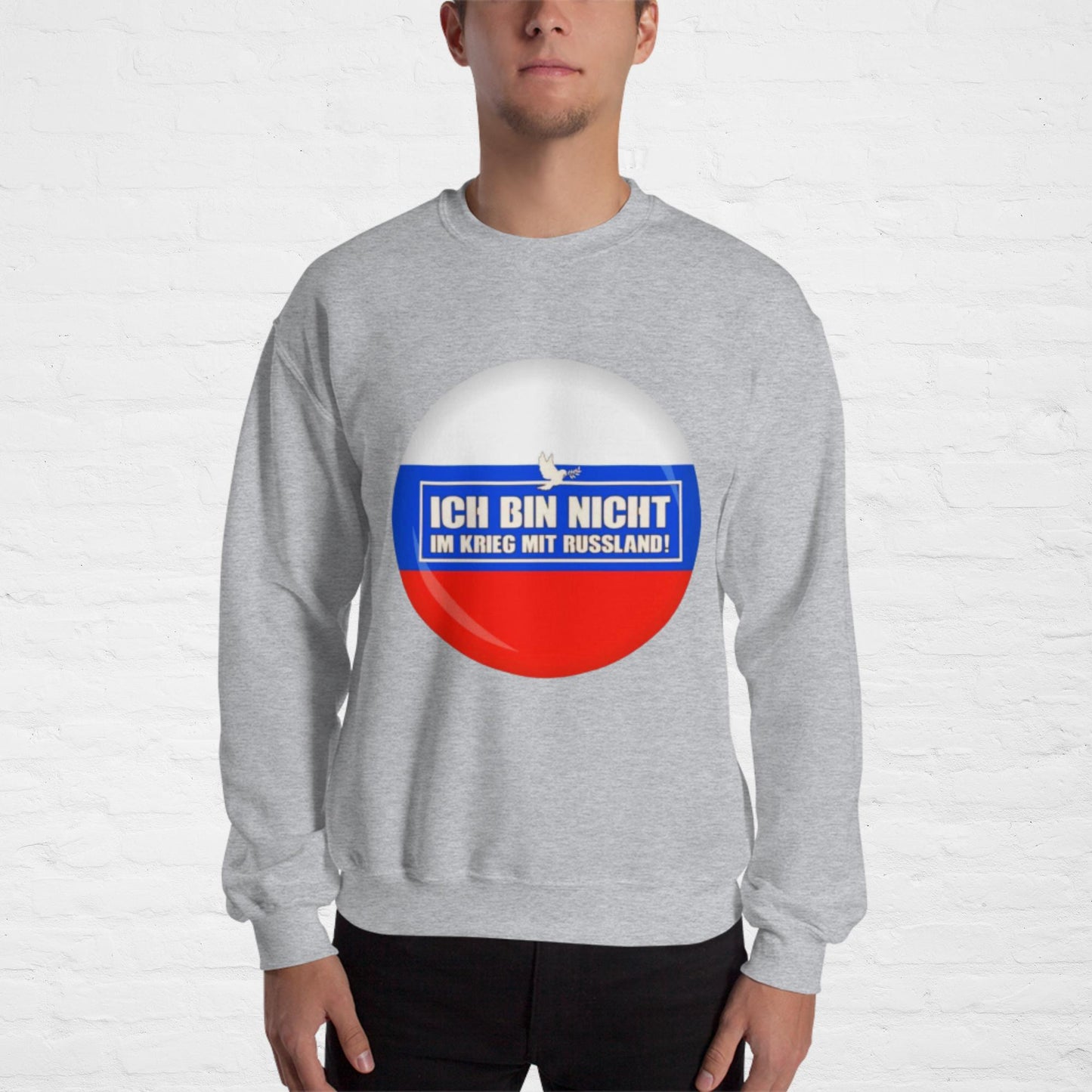 Kein Krieg mit Russland Pullover (Herren, Unisex)