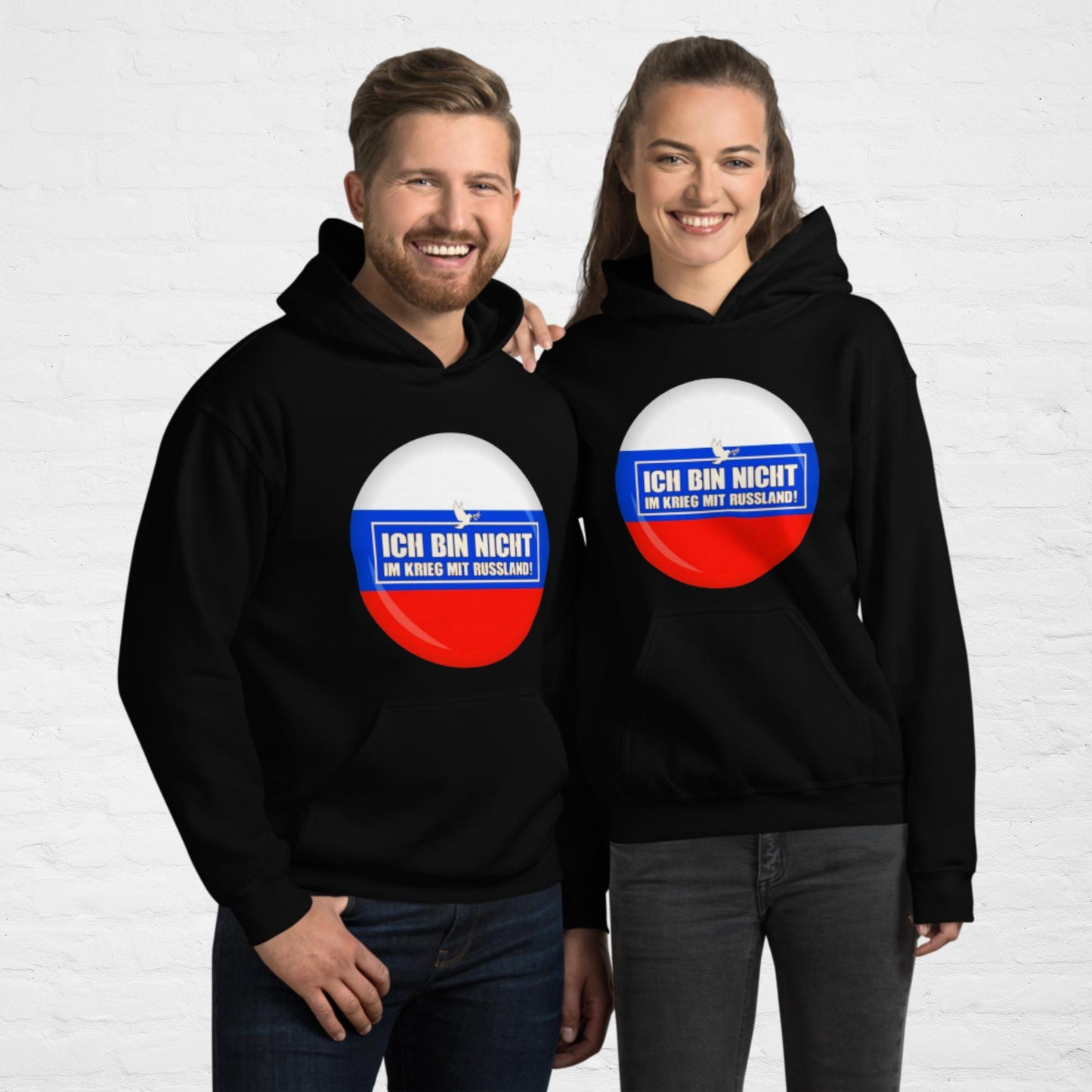 Kein Krieg mit Russland Hoodie (Herren, Unisex)