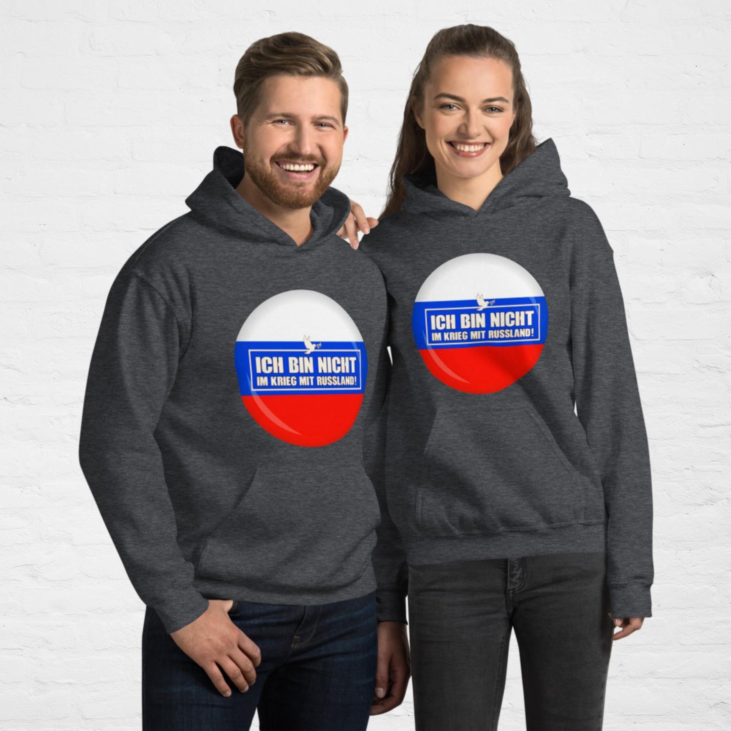Kein Krieg mit Russland Hoodie (Herren, Unisex)