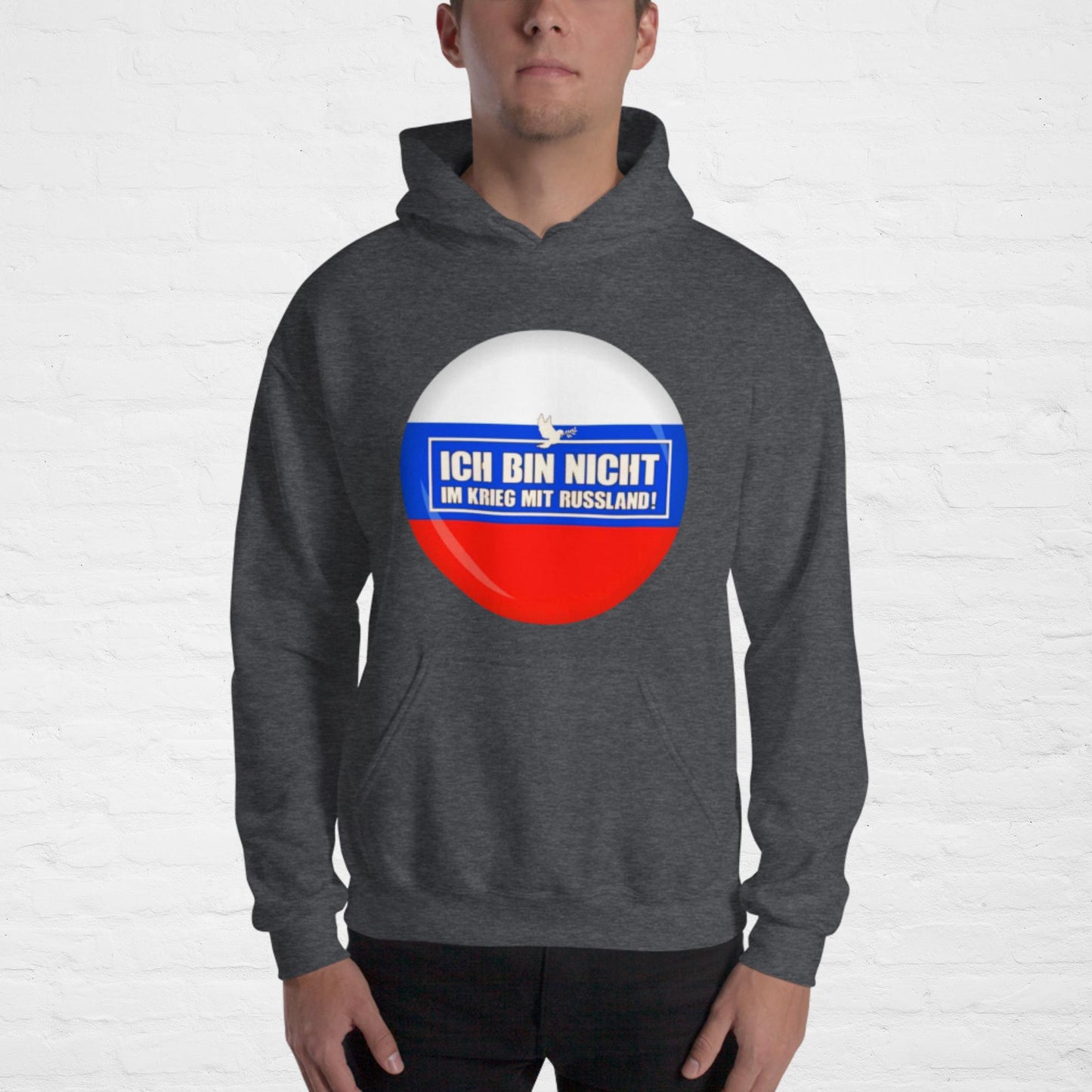 Kein Krieg mit Russland Hoodie (Herren, Unisex)