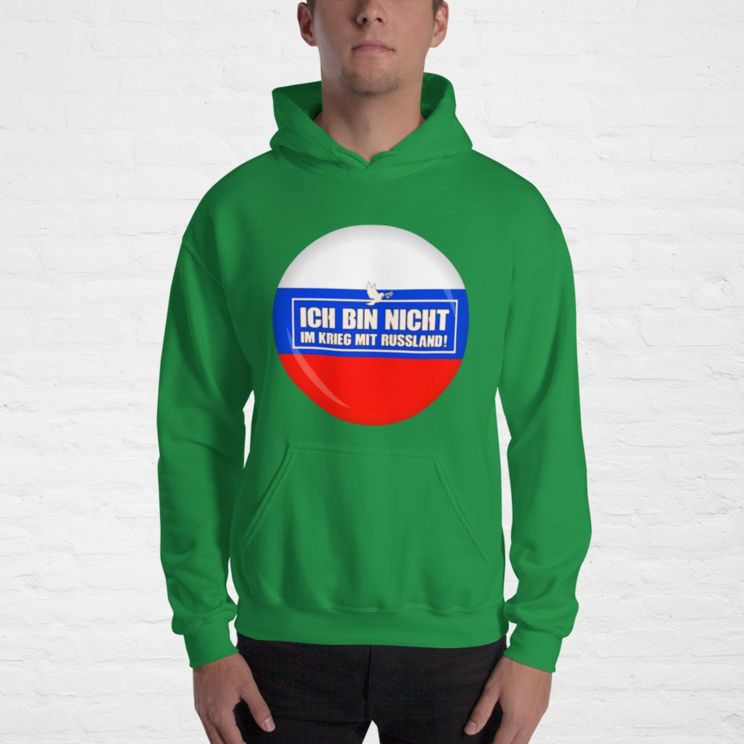 Kein Krieg mit Russland Hoodie (Herren, Unisex)