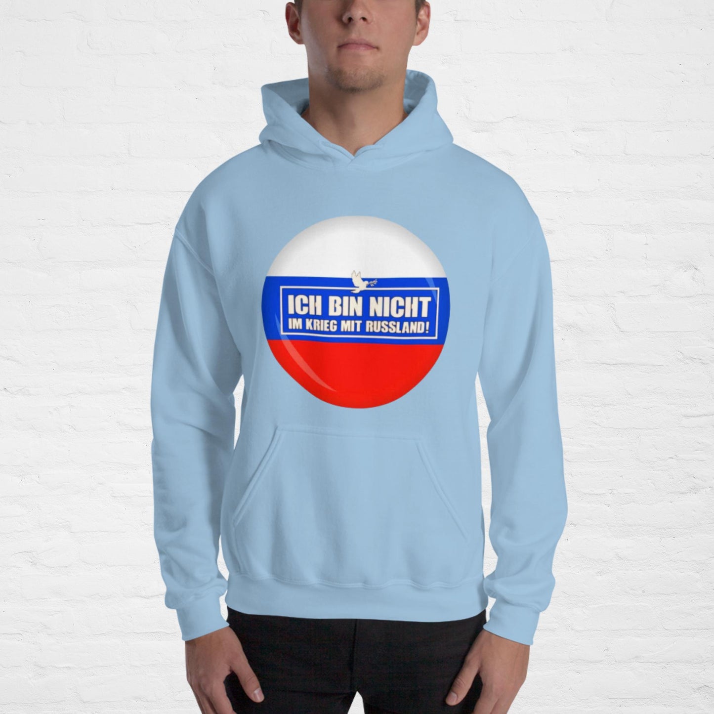 Kein Krieg mit Russland Hoodie (Herren, Unisex)