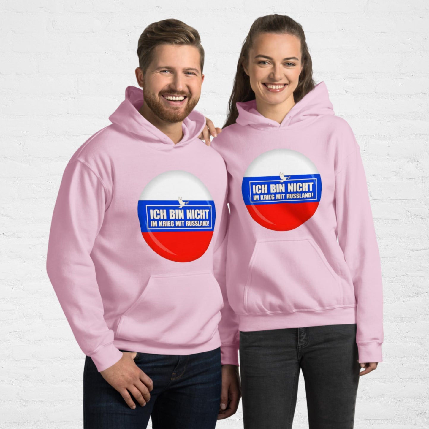 Kein Krieg mit Russland Hoodie (Herren, Unisex)