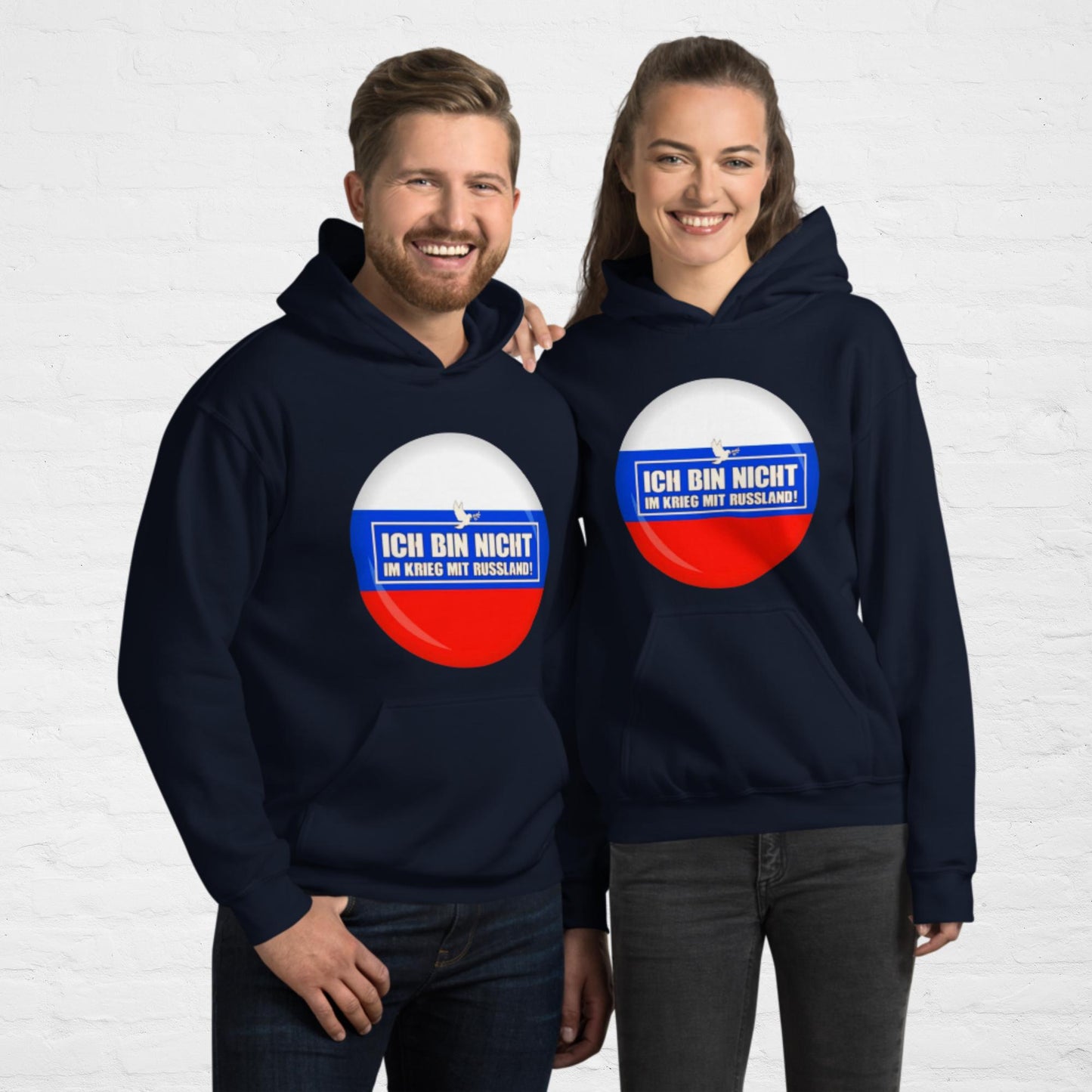 Kein Krieg mit Russland Hoodie (Herren, Unisex)