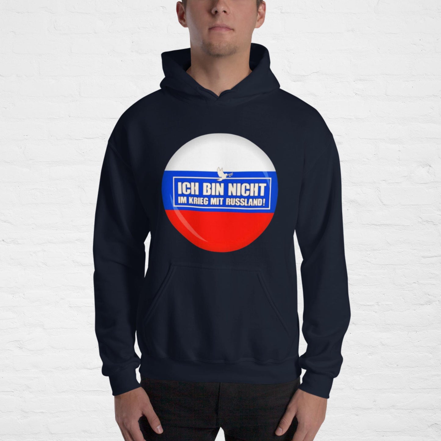 Kein Krieg mit Russland Hoodie (Herren, Unisex)