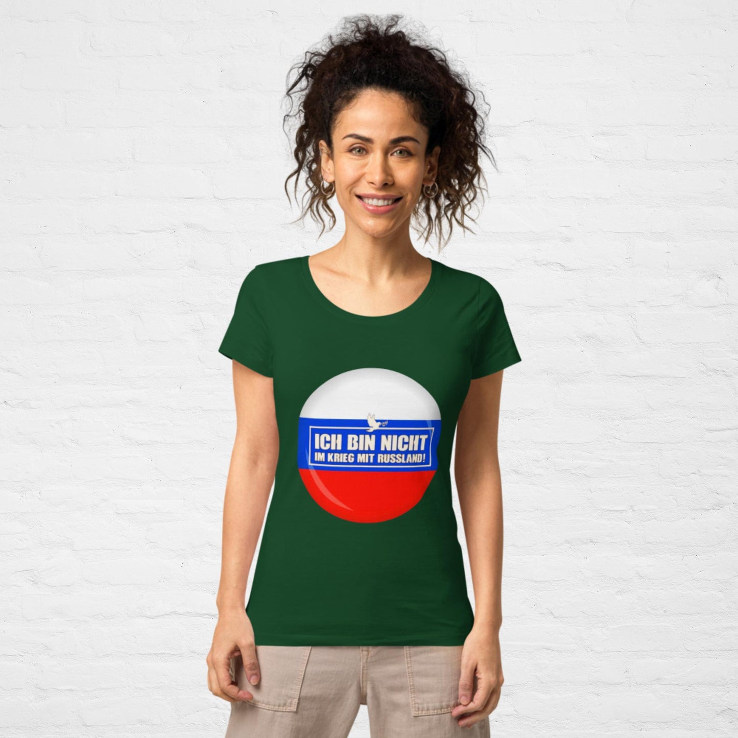 Kein Krieg mit Russland T-Shirt für Damen