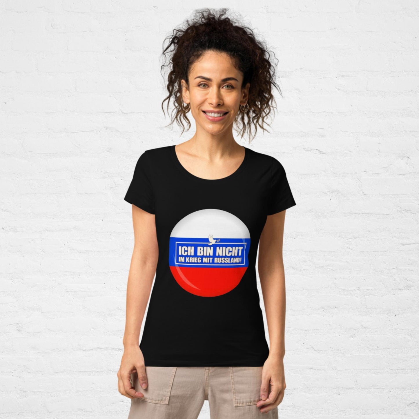 Kein Krieg mit Russland T-Shirt für Damen