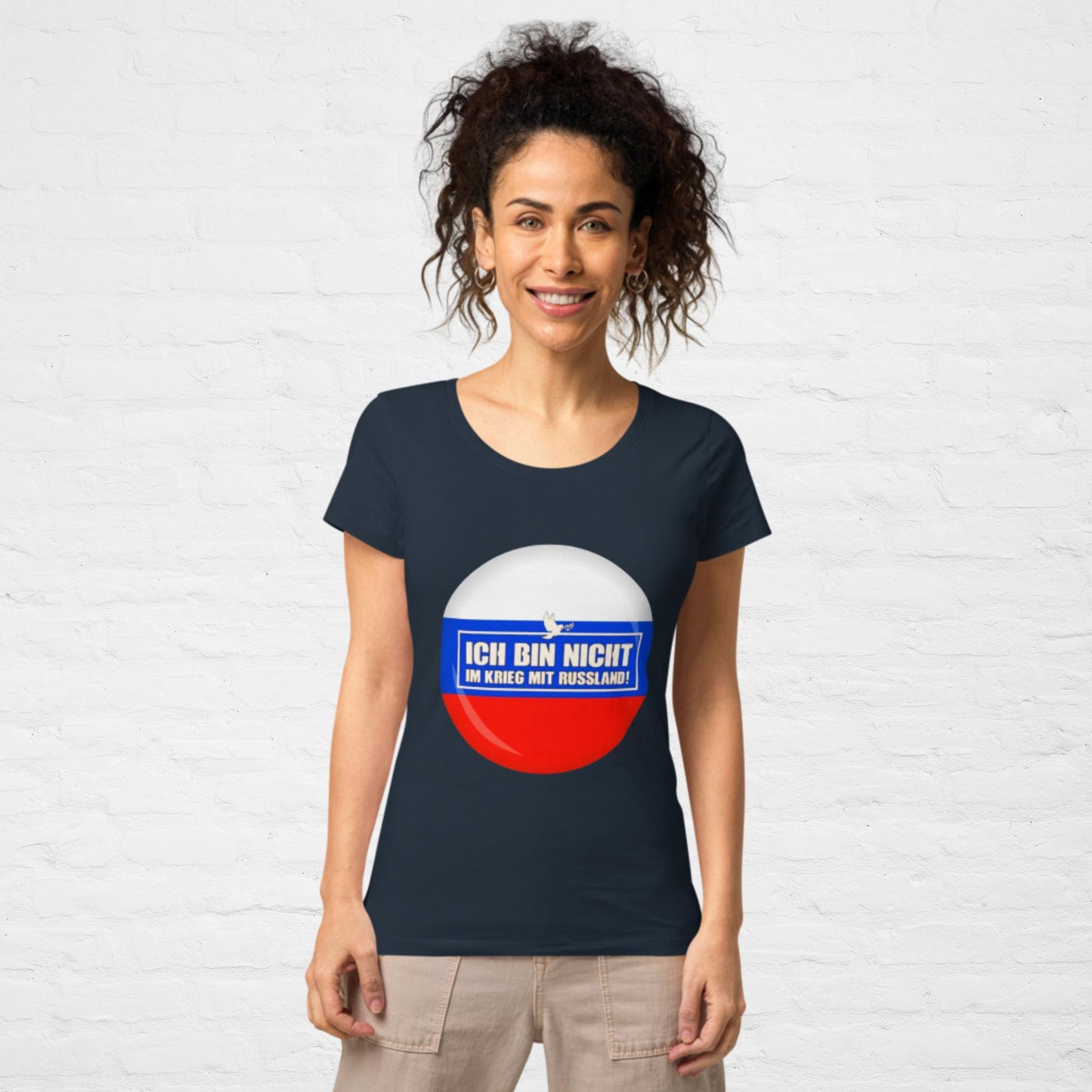 Kein Krieg mit Russland T-Shirt für Damen