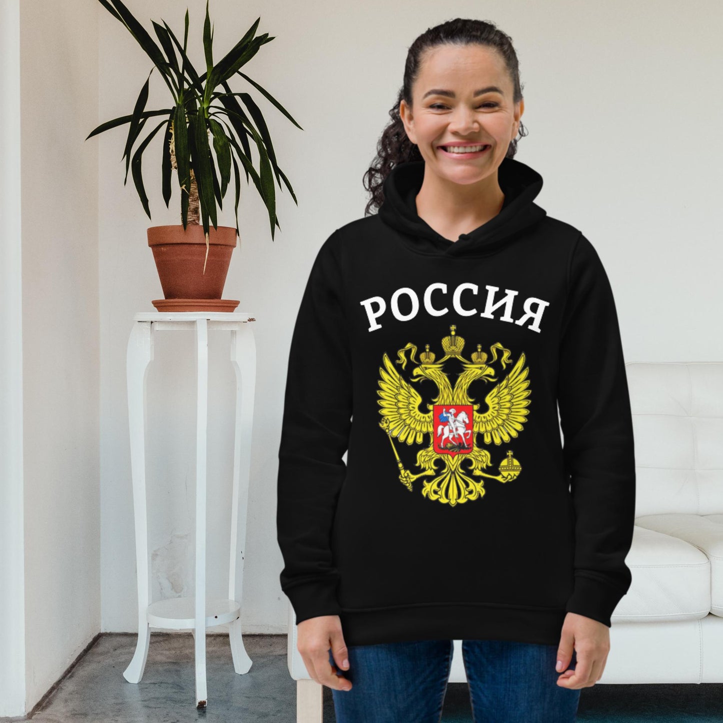 Enganliegender Bio-Hoodie für Damen in verschiedenen Farben
