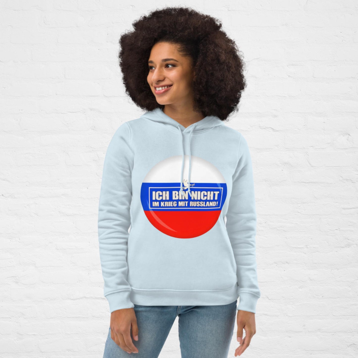 Enganliegender Bio-Hoodie für Damen