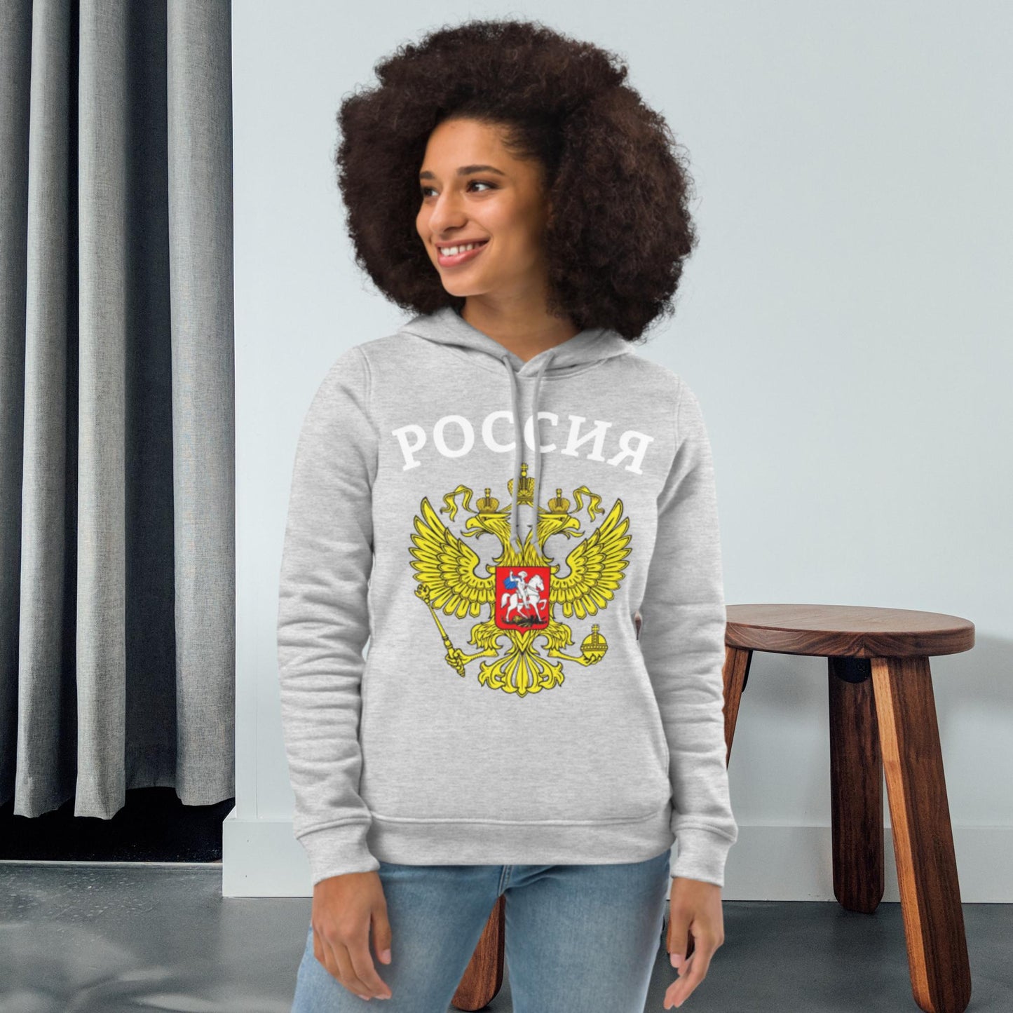 Enganliegender Bio-Hoodie für Damen in verschiedenen Farben