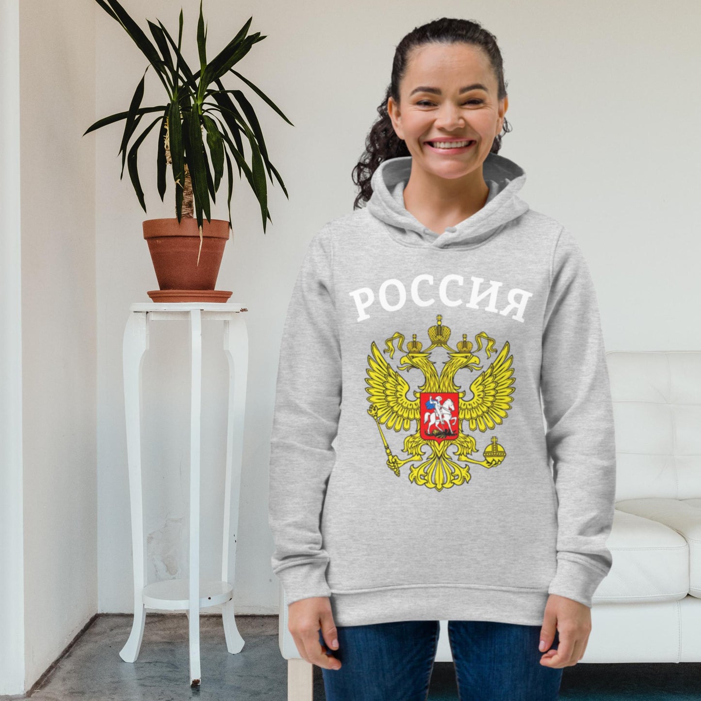 Enganliegender Bio-Hoodie für Damen in verschiedenen Farben