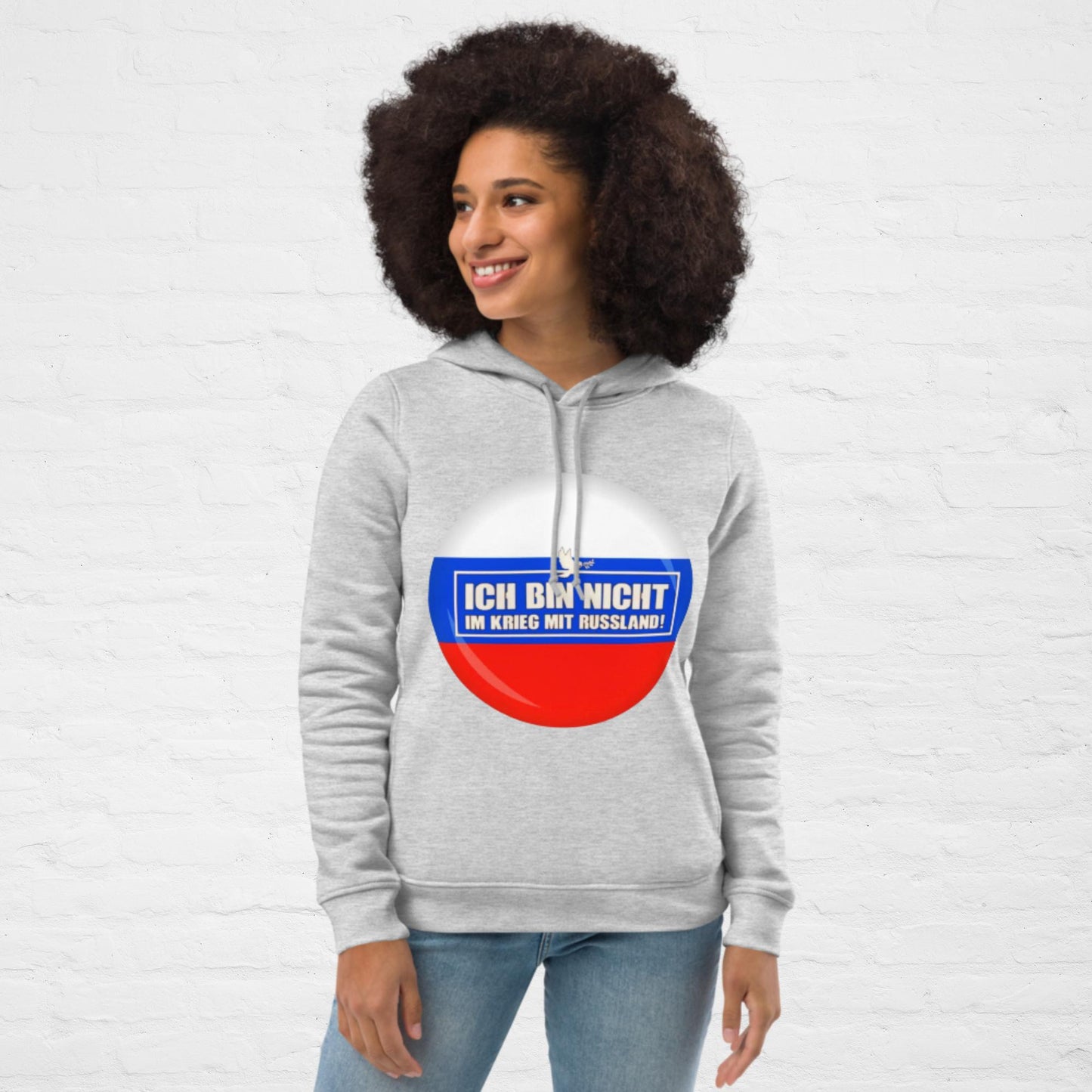 Enganliegender Bio-Hoodie für Damen
