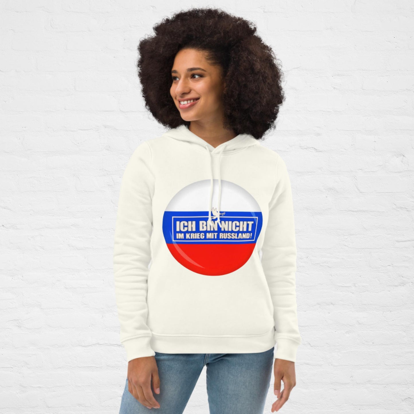 Enganliegender Bio-Hoodie für Damen