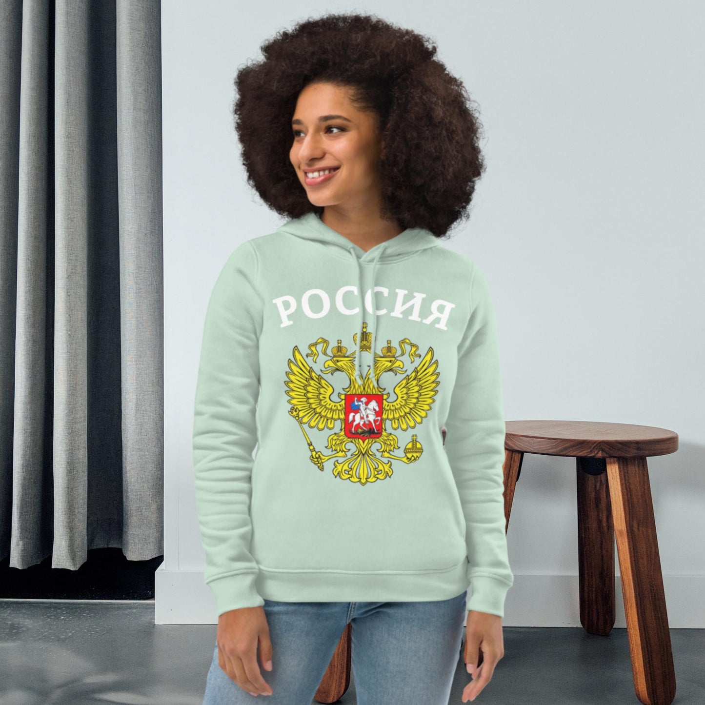 Enganliegender Bio-Hoodie für Damen in verschiedenen Farben