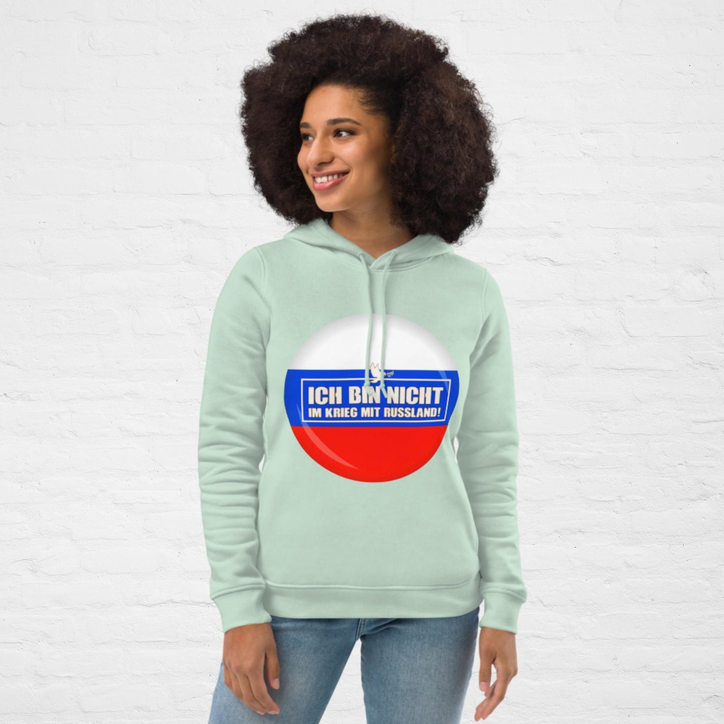 Enganliegender Bio-Hoodie für Damen