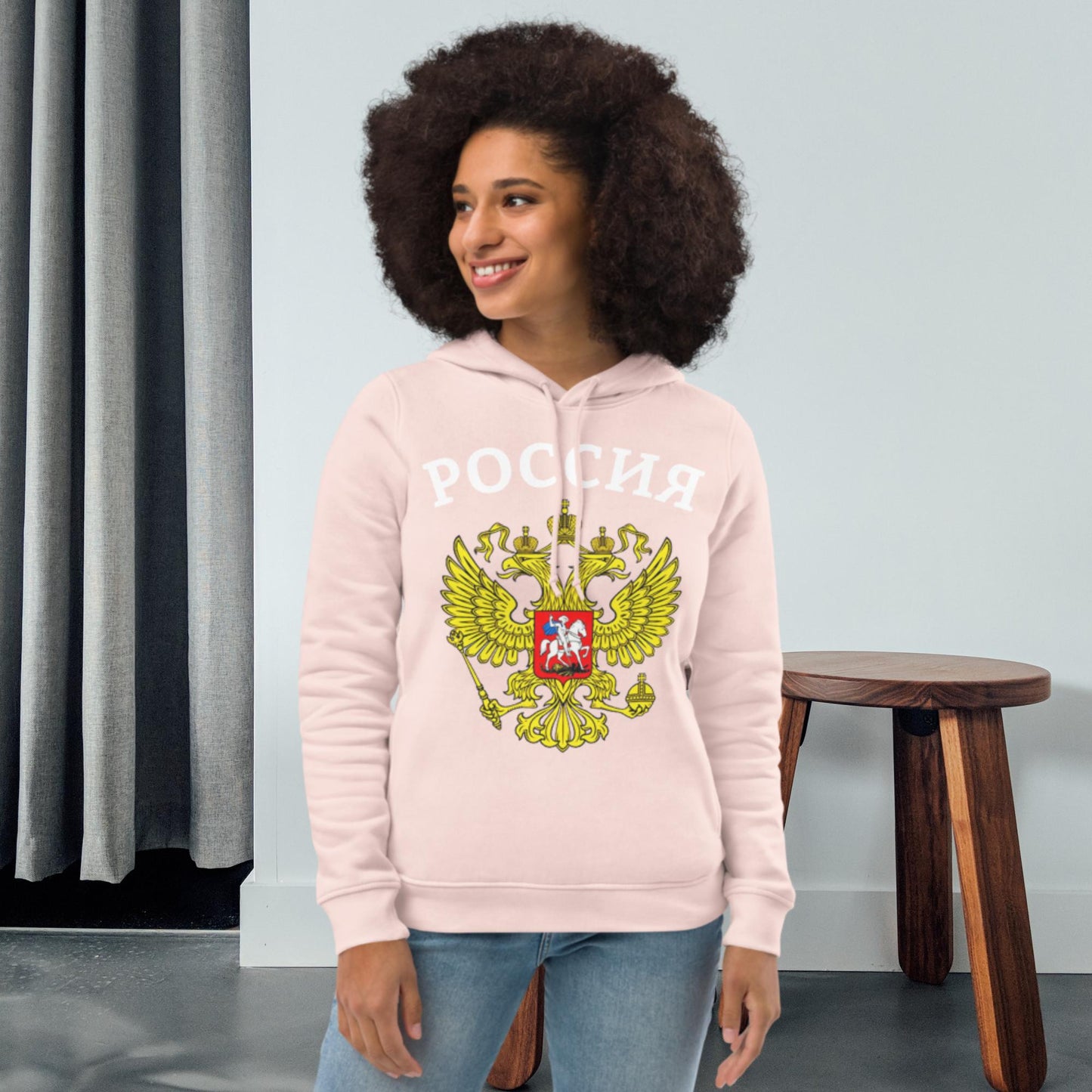 Enganliegender Bio-Hoodie für Damen in verschiedenen Farben