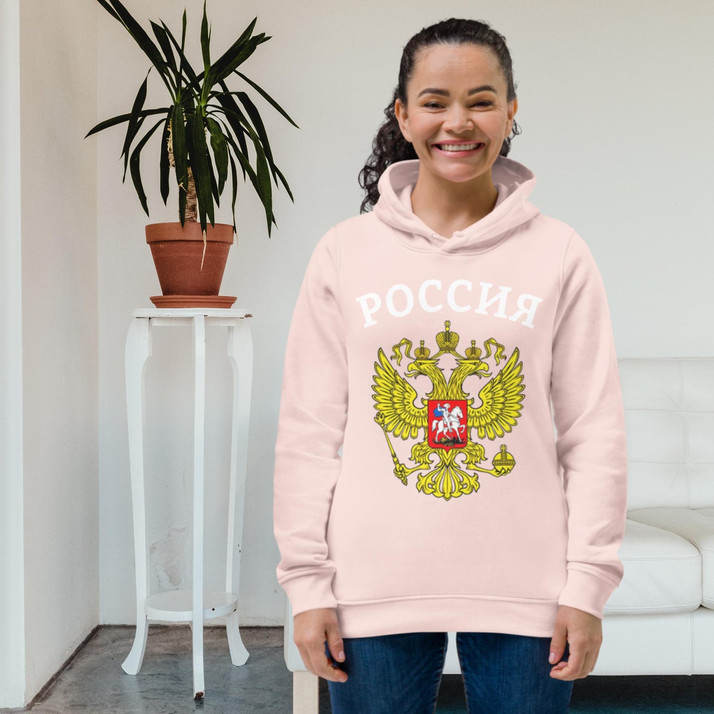 Enganliegender Bio-Hoodie für Damen in verschiedenen Farben