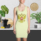 Tank-Top-Kleid mit Russland Wappen in hellgrün (snow flurry)
