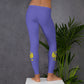 Leggings mit Russland-Wappen in violett