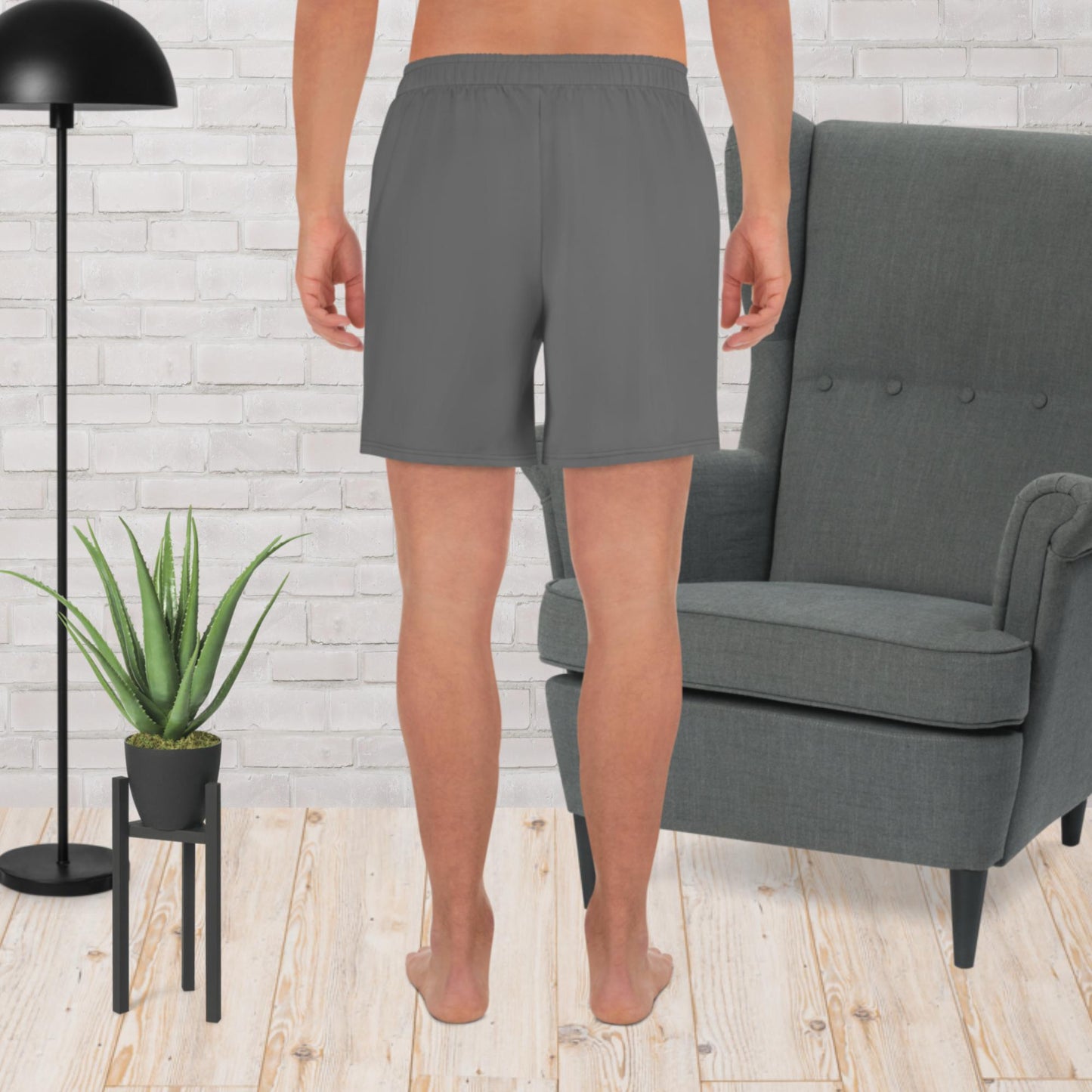 Kurze Sporthose Shorts für Herren in grau